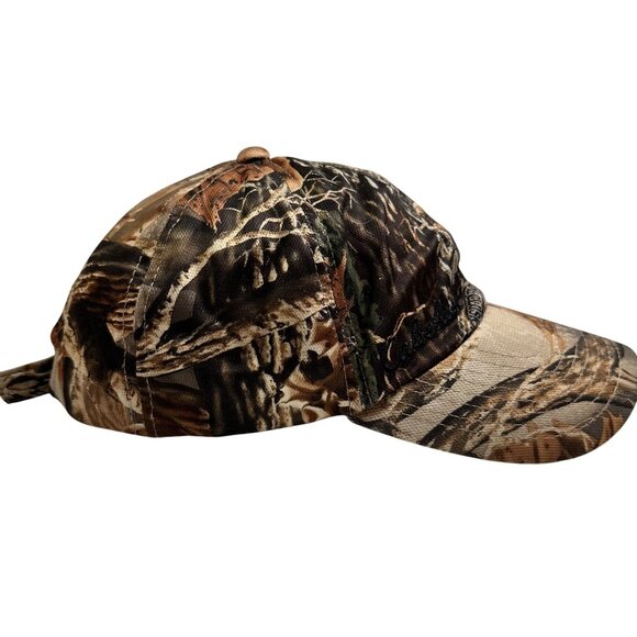 Cabela's Camo Strap Back Cap Hat Seclusion 3D Pattern With GO AWAY REPELLENT - Picture 4 of 12